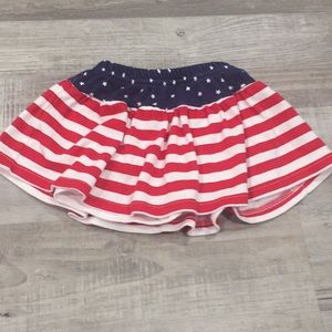 Patriotic skirt w/shorts